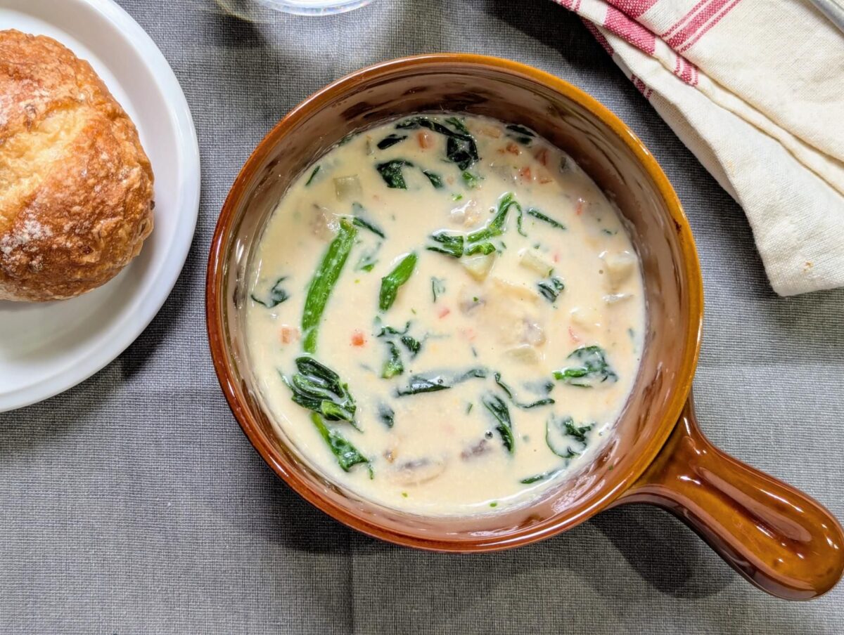 グリーンスプーンのクラムチャウダー