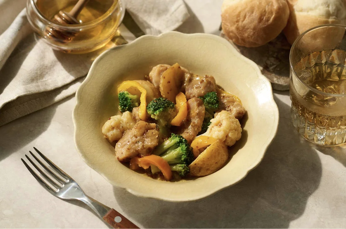 グリーンスプーン 黄パプリカとじゃがいもの特製ハニーマスタードチキン ダイエット向け