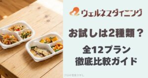 ウェルネスダイニングお試しは2種類？全12プラン徹底比較ガイドのアイキャッチ画像