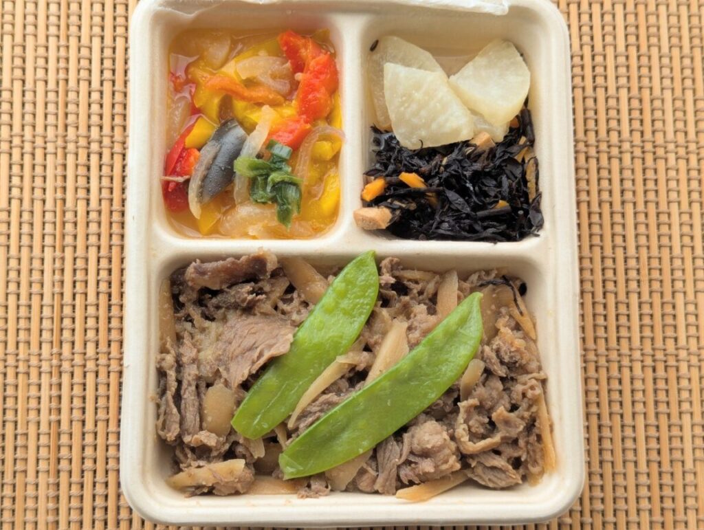 デリピックス味わいほっこり牛肉とごぼうの時雨煮の完成写真